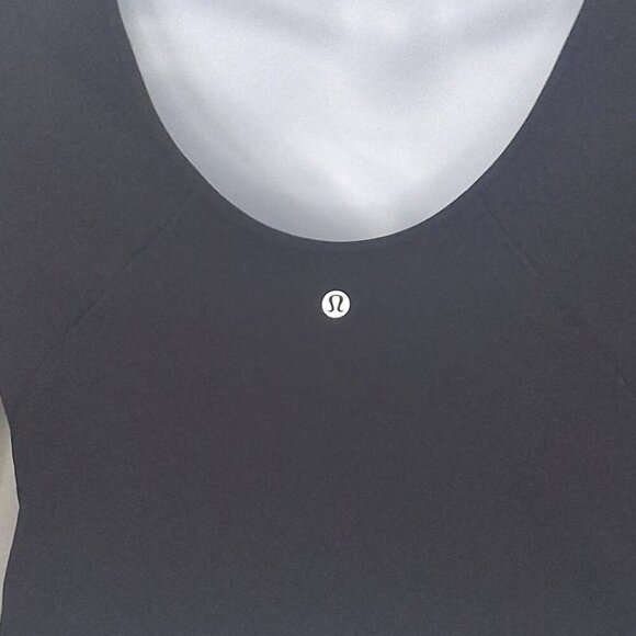 Lululemon Align Long Sleeve Crop Top Sz 12 Sporty Gym Workout Yoga Athleisure - Picture 6 of 10